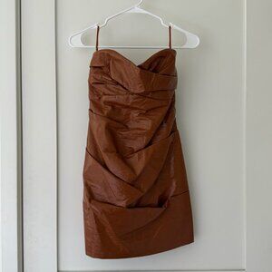 Bec & Bridge Babette Mini Dress in Toffee